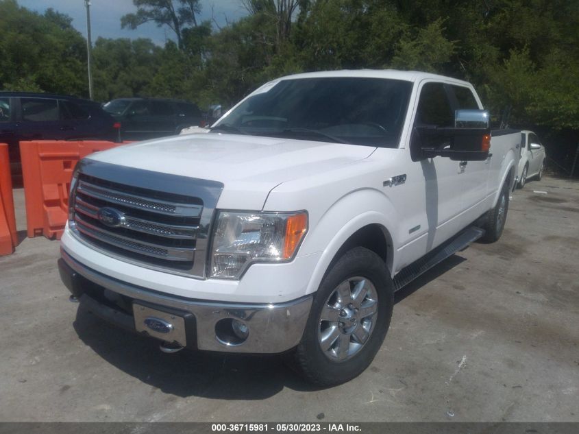 1FTFW1ET0DKD42107 2013 Ford F-150 Lariat