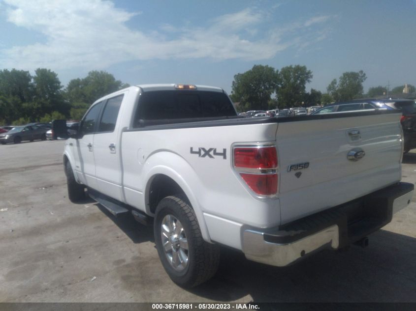 1FTFW1ET0DKD42107 2013 Ford F-150 Lariat