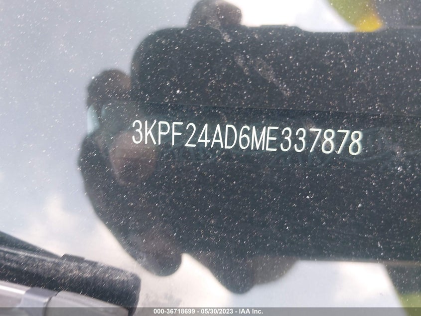 2021 KIA FORTE LXS VIN: 3KPF24AD6ME337878