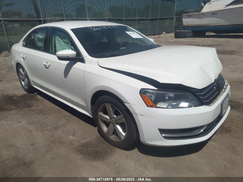 2013 Volkswagen Passat 2.5L Se VIN: 1VWBH7A37DC149154 Lot: 36718975