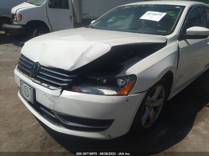 2013 Volkswagen Passat 2.5L Se VIN: 1VWBH7A37DC149154 Lot: 36718975