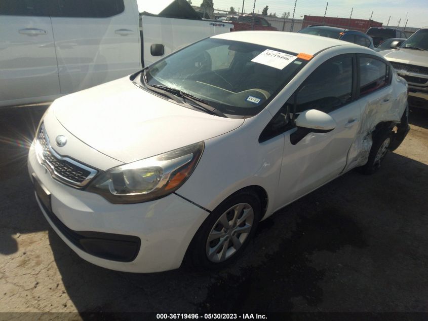 2013 Kia Rio Ex VIN: KNADN4A34D6204562 Lot: 36719496