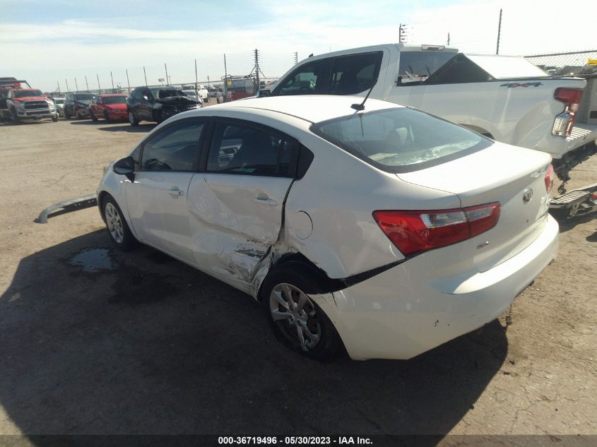 2013 Kia Rio Ex VIN: KNADN4A34D6204562 Lot: 36719496