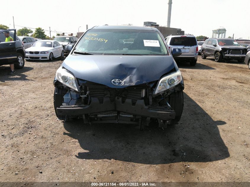 2015 Toyota Sienna Xle Premium 8 Passenger VIN: 5TDYK3DC6FS552790 Lot: 36721154