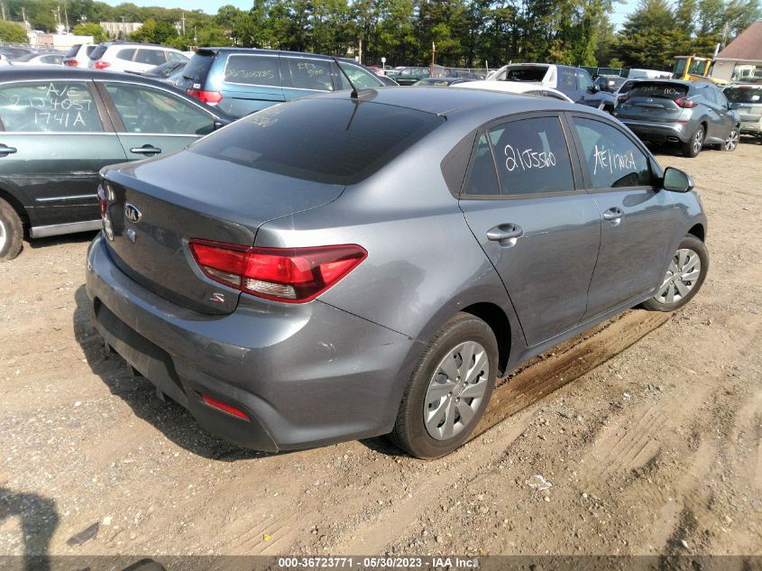 2020 Kia Rio S VIN: 3KPA24AD4LE332185 Lot: 36723771