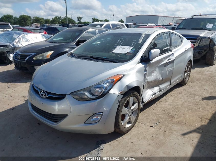 2012 Hyundai Elantra Gls VIN: 5NPDH4AE7CH124074 Lot: 36726793