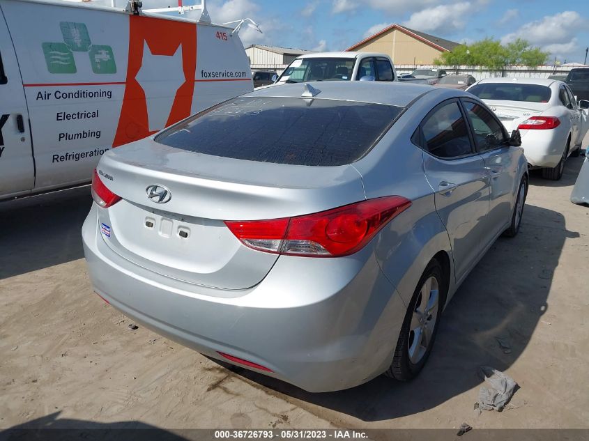 2012 Hyundai Elantra Gls VIN: 5NPDH4AE7CH124074 Lot: 36726793