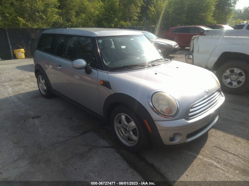 2009 Mini Cooper Clubman VIN: WMWML33529TP97488 Lot: 36727477