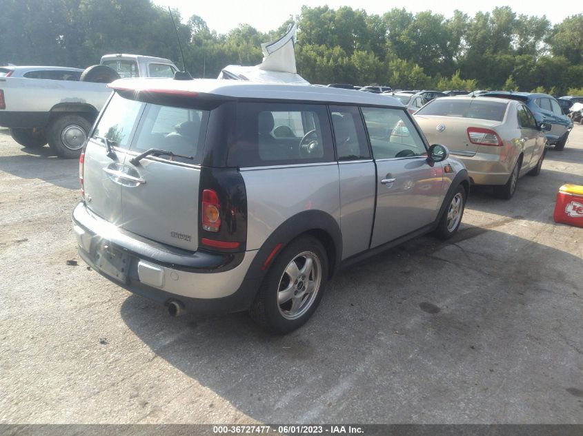 2009 Mini Cooper Clubman VIN: WMWML33529TP97488 Lot: 36727477