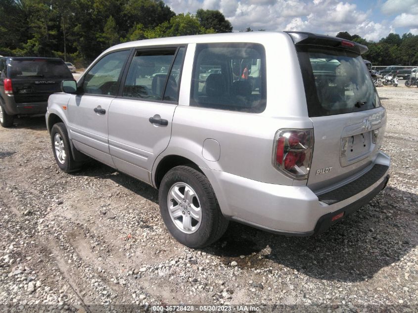 2HKYF18186H511939 2006 Honda Pilot Lx