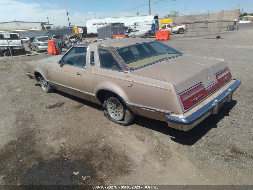 1974 Ford Thunderbird VIN: 7J87H155167 Lot: 36729276