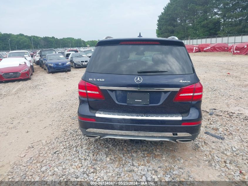 2017 Mercedes-Benz Gls 450 VIN: 4JGDF6EE7HA969822 Lot: 36734367