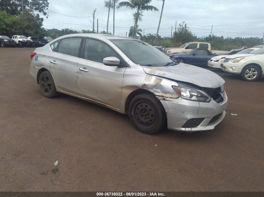 2016 Nissan Sentra Fe+ S/Sv/S/Sr/Sl VIN: 3N1AB7AP0GY292299 Lot: 36735022