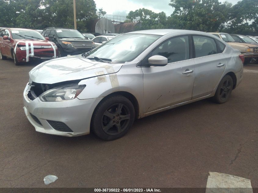 2016 Nissan Sentra Fe+ S/Sv/S/Sr/Sl VIN: 3N1AB7AP0GY292299 Lot: 36735022