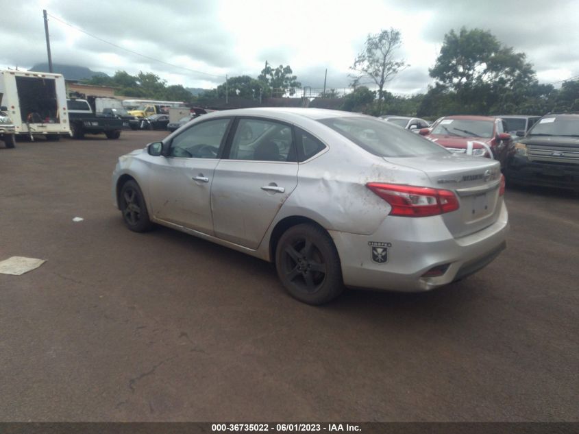 2016 Nissan Sentra Fe+ S/Sv/S/Sr/Sl VIN: 3N1AB7AP0GY292299 Lot: 36735022