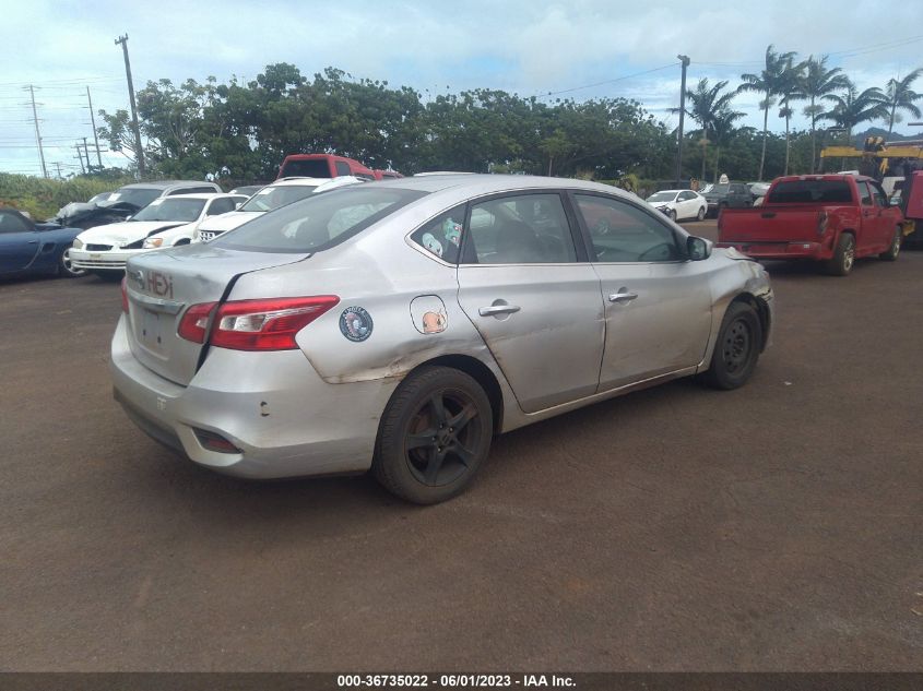 2016 Nissan Sentra Fe+ S/Sv/S/Sr/Sl VIN: 3N1AB7AP0GY292299 Lot: 36735022