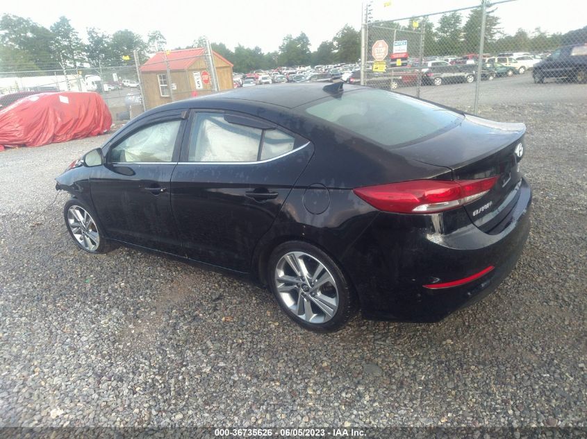 2018 Hyundai Elantra Limited VIN: KMHD84LF5JU452663 Lot: 36735626