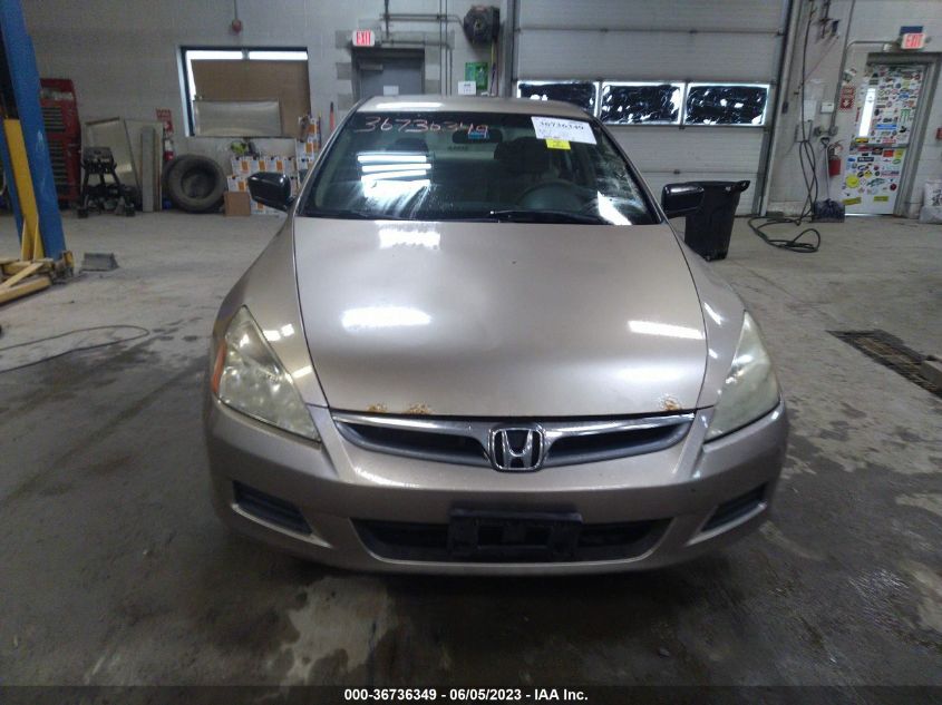 2006 Honda Accord Sdn Vp VIN: 1HGCM56166A023964 Lot: 36736349