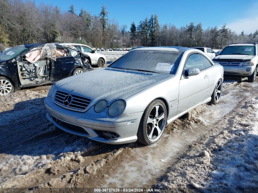 2003 Mercedes-Benz Cl-Class 5.5L Amg VIN: WDBPJ74J63A036828 Lot: 36737026