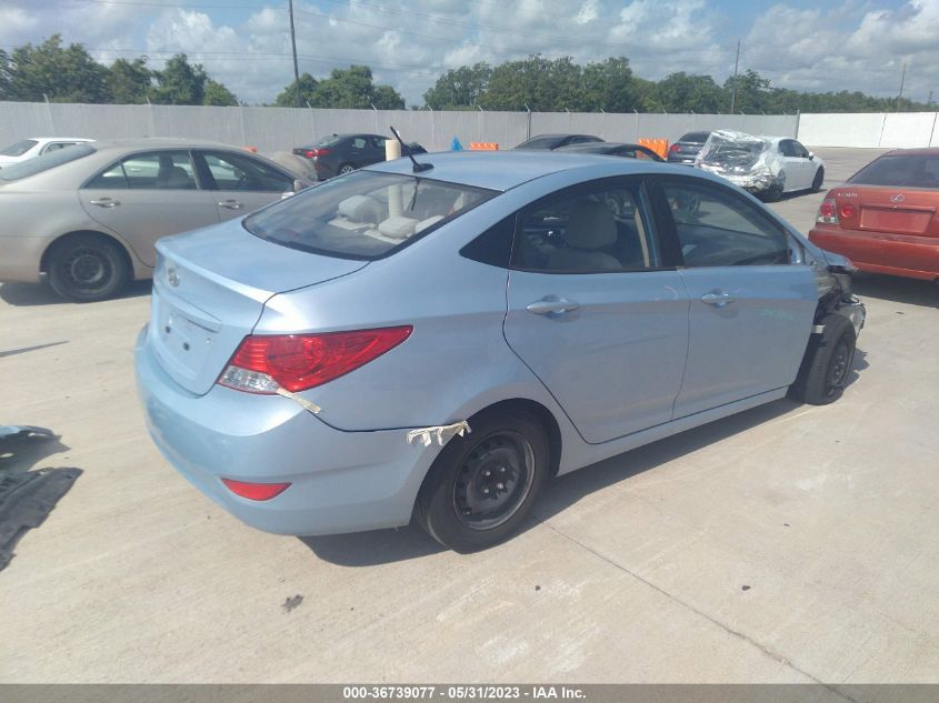 2014 Hyundai Accent Gls VIN: KMHCT4AE8EU645755 Lot: 36739077