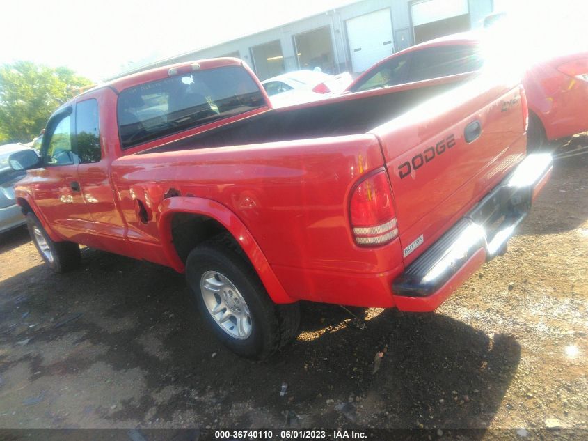 2002 Dodge Dakota Sport VIN: 1B7GG32N22S510507 Lot: 36740110