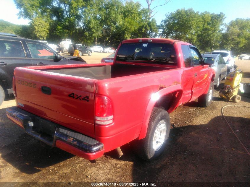 2002 Dodge Dakota Sport VIN: 1B7GG32N22S510507 Lot: 36740110