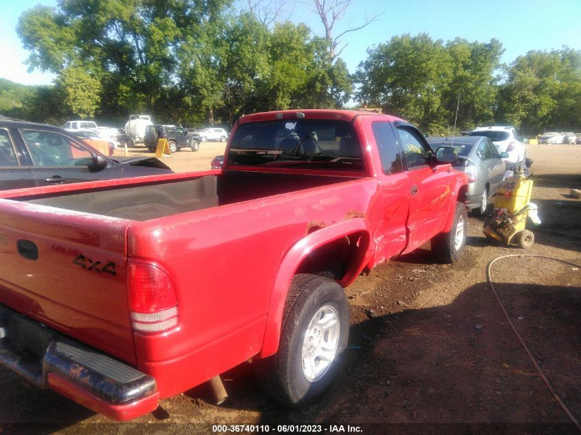 2002 Dodge Dakota Sport VIN: 1B7GG32N22S510507 Lot: 36740110