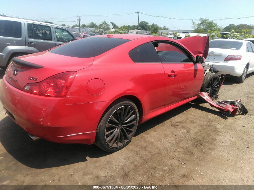 2011 Infiniti G37 Coupe X VIN: JN1CV6EL1BM260510 Lot: 36751384