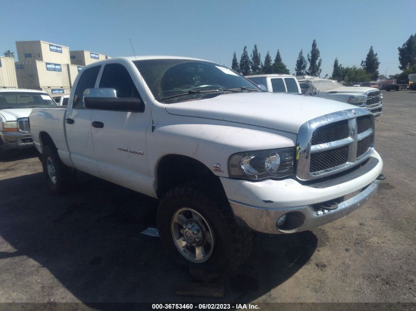 2005 Dodge Ram 2500 Slt VIN: 3D7KS28C65G703477 Lot: 36753460