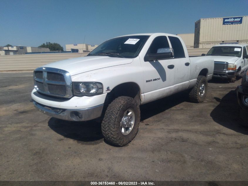 2005 Dodge Ram 2500 Slt VIN: 3D7KS28C65G703477 Lot: 36753460