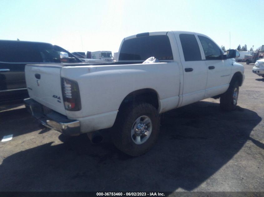 2005 Dodge Ram 2500 Slt VIN: 3D7KS28C65G703477 Lot: 36753460