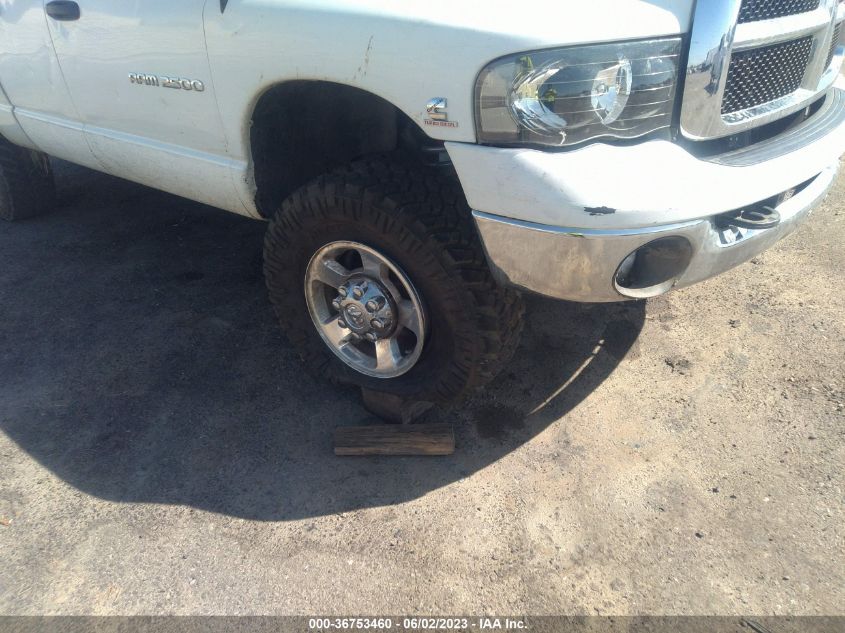 2005 Dodge Ram 2500 Slt VIN: 3D7KS28C65G703477 Lot: 36753460