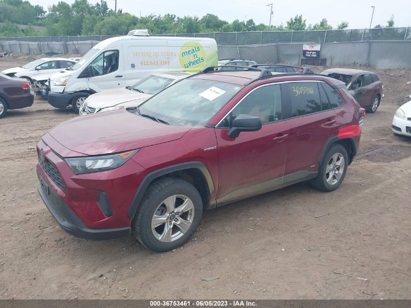 2019 Toyota Rav4 Hybrid Le VIN: 2T3LWRFV0KW040001 Lot: 40807753