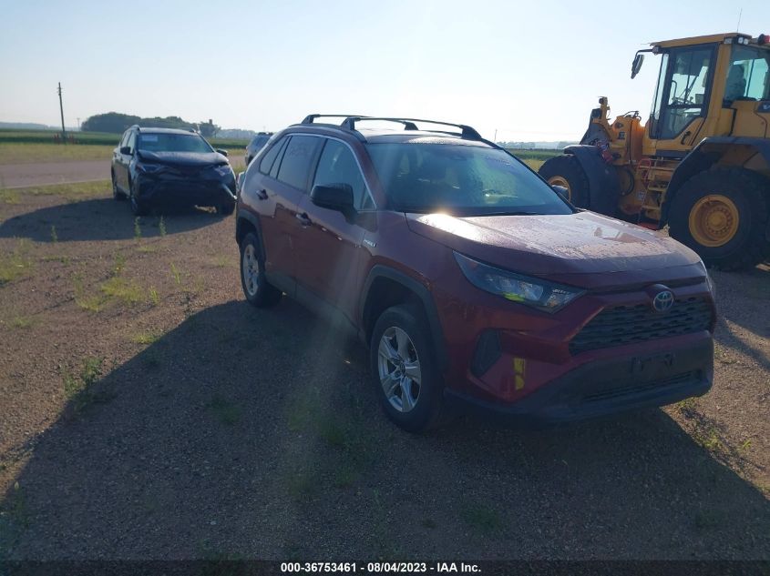 2019 Toyota Rav4 Hybrid Le VIN: 2T3LWRFV0KW040001 Lot: 40807753