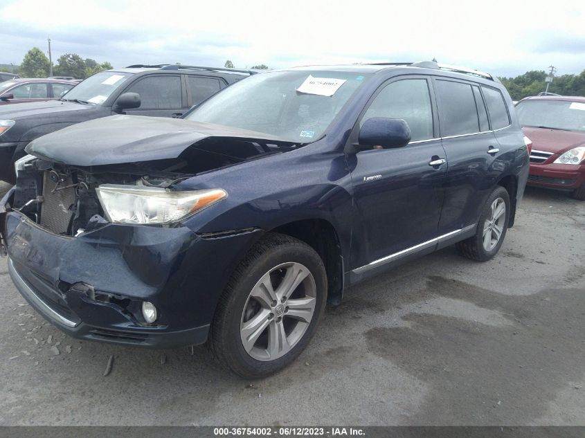 2012 Toyota Highlander Limited VIN: 5TDDK3EH8CS120660 Lot: 36754002