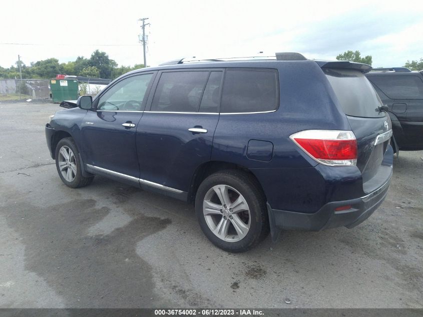 2012 Toyota Highlander Limited VIN: 5TDDK3EH8CS120660 Lot: 36754002