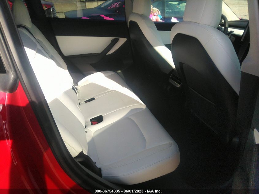 2021 Tesla Model Y Long Range VIN: 5YJYGDEE7MF125255 Lot: 36754335