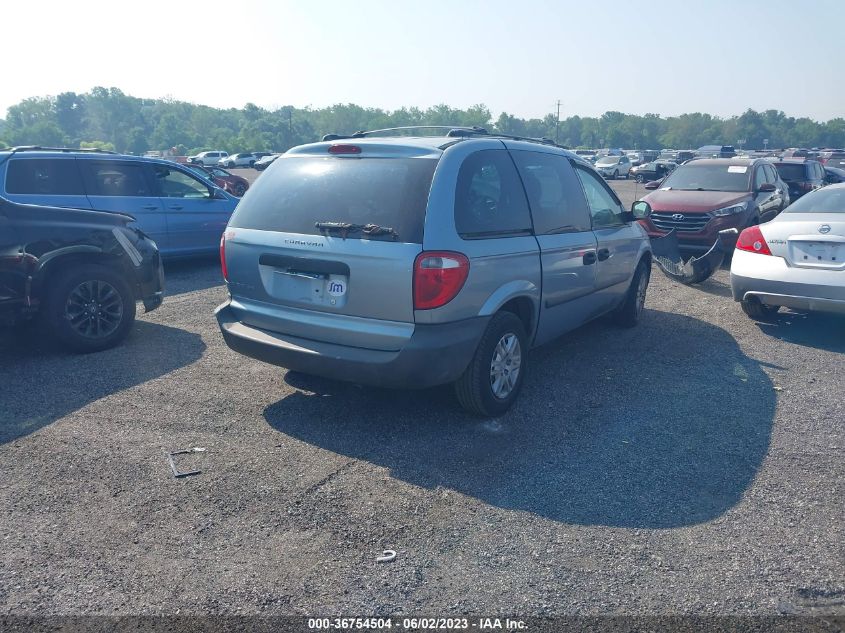 2006 Dodge Caravan Se VIN: 1D4GP25B96B540415 Lot: 36754504