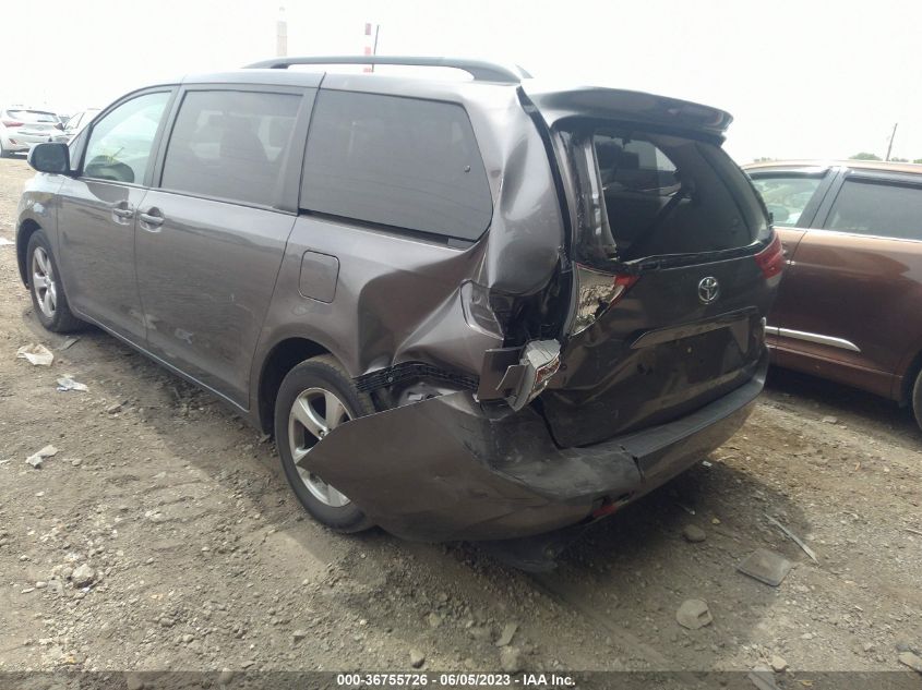 5TDKK3DC1DS281737 2013 Toyota Sienna Le V6 8 Passenger