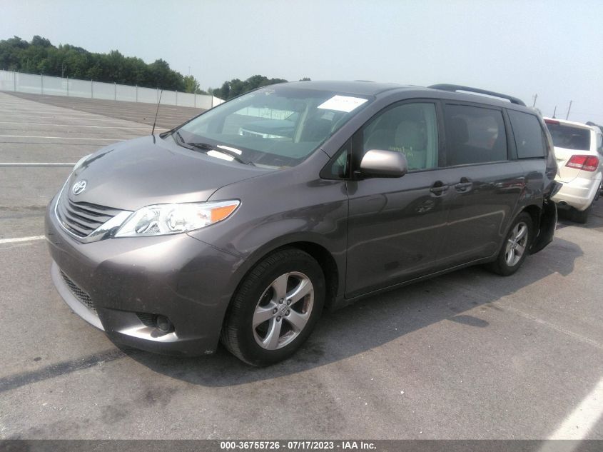 2013 Toyota Sienna Le V6 8 Passenger VIN: 5TDKK3DC1DS281737 Lot: 36755726