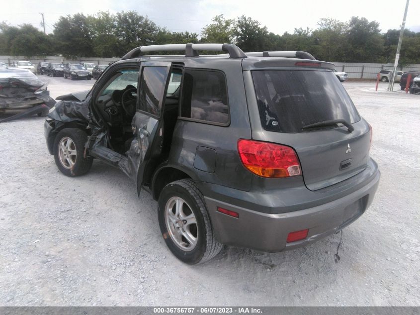 2004 Mitsubishi Outlander Ls VIN: JA4LX31F94U000617 Lot: 36756757