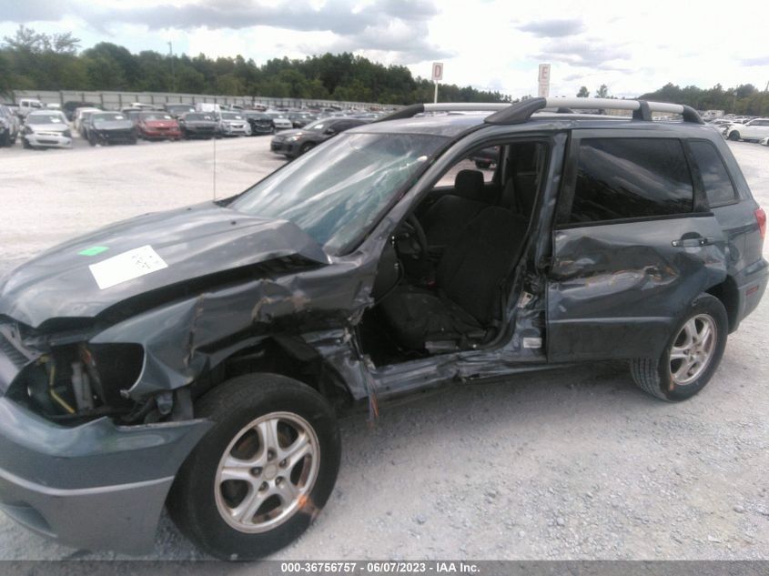 2004 Mitsubishi Outlander Ls VIN: JA4LX31F94U000617 Lot: 36756757