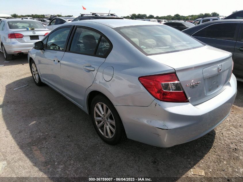 2012 Honda Civic Ex VIN: 19XFB2F82CE316010 Lot: 36759007