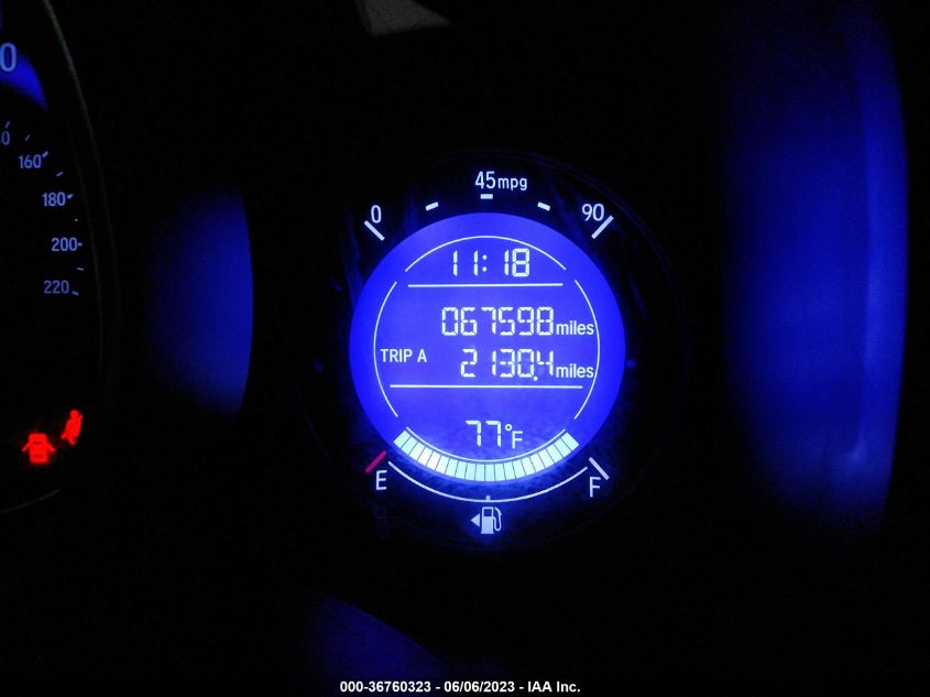 2019 Honda Fit Lx VIN: 3HGGK5H45KM731716 Lot: 36760323