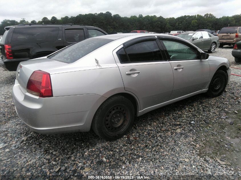 2007 Mitsubishi Galant Es/Se VIN: 4A3AB36F27E083680 Lot: 36763558