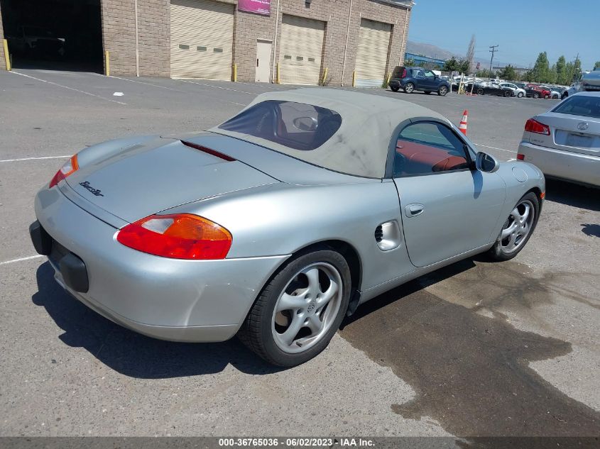 2000 Porsche Boxster VIN: WP0CA2989YU628240 Lot: 36765036