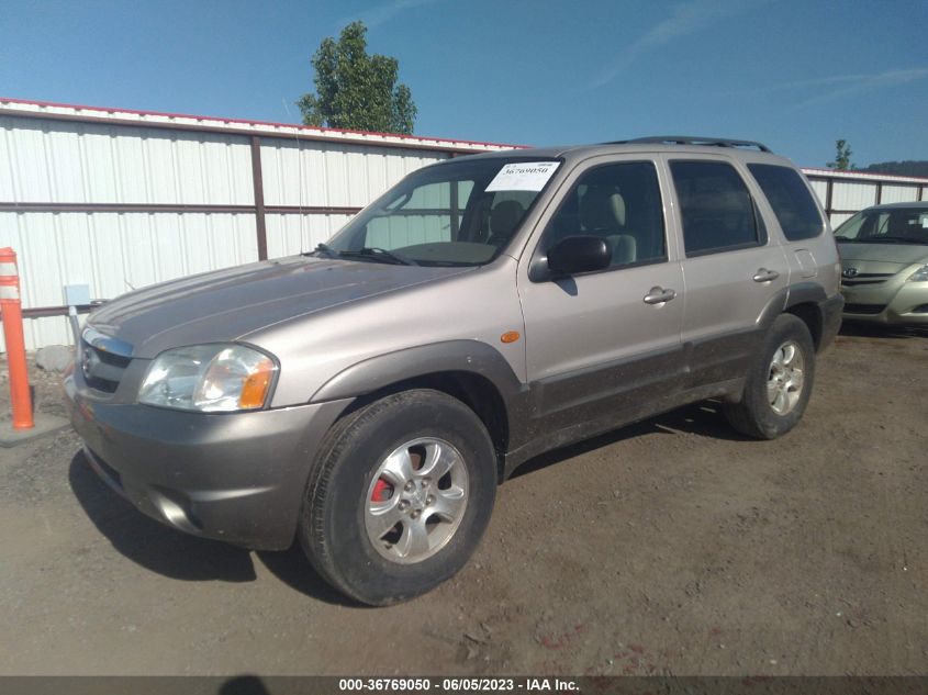 2002 Mazda Tribute Es V6/Lx V6 VIN: 4F2YU081X2KM17802 Lot: 36769050