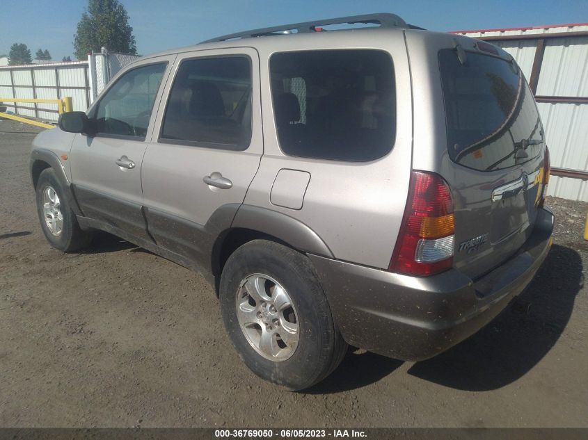 2002 Mazda Tribute Es V6/Lx V6 VIN: 4F2YU081X2KM17802 Lot: 36769050