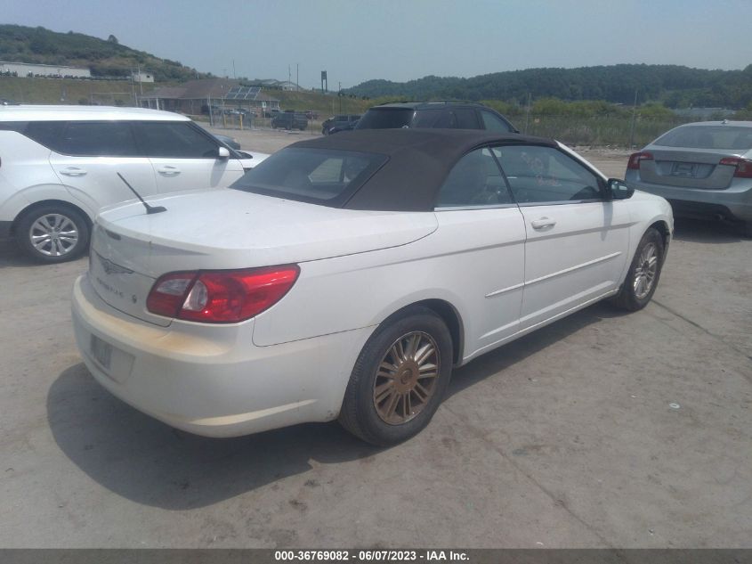 2008 Chrysler Sebring Lx VIN: 1C3LC45K48N270700 Lot: 36769082