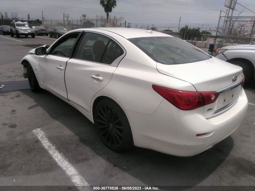 2014 Infiniti Q50 Premium VIN: JN1BV7AR1EM683541 Lot: 36770526